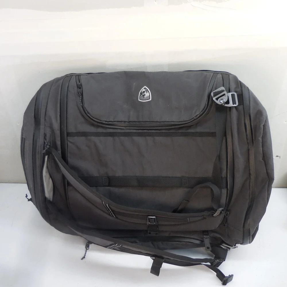 Kuhl Eskape 50L Duffle Bag Charcoal Grey Backpack Travel Gear 50 Liter
